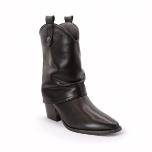 Bota Vaquera Color Negro