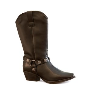 Bota Vaquera Color Negro